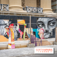Exposition street-art Fragments par Ensemble Réel a l’église de la Madeleine
