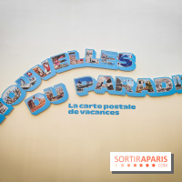 Nouvelles du paradis, la carte postale de vacances : l'exposition ensoleillée au Musée de la Poste - IMG20230905185256