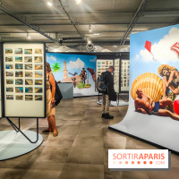 Nouvelles du paradis, la carte postale de vacances : l'exposition ensoleillée au Musée de la Poste - IMG20230905192814