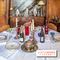 Domaine de Jean-Claude Brialy à Monthyon salle à manger