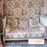 Domaine de Jean-Claude Brialy à Monthyon chambre des sœurs Dorléac Catherine Deneuve