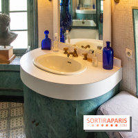 Domaine de Jean-Claude Brialy à Monthyon salle de bain