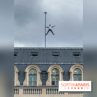 Horizon, le spectacle dans la cours du Palais Royal