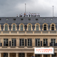 Horizon, le spectacle dans la cours du Palais Royal