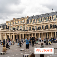 Horizon, le spectacle dans la cours du Palais Royal
