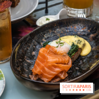 Le nouveau brunch du Rivages au Scribe Paris Opéra -  oeufs florentine saumon