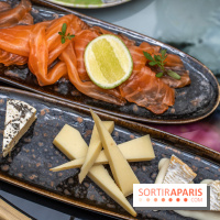Le nouveau brunch du Rivages au Scribe Paris Opéra -  fromages et saumon
