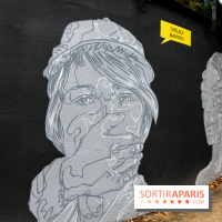 Mur des droits humains à Paris, nos photos