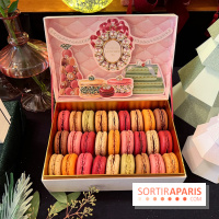 Ladurée - Bûches de Noël 2023 - Macarons