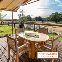 Les lodges de Thoiry - dormir à Thoiry en Terres d'Afrique - Photos -  terrasse