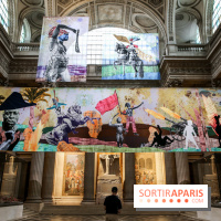 Raphaël Barontini, les photos de son installation monumentale au Panthéon