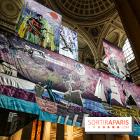 Raphaël Barontini, les photos de son installation monumentale au Panthéon