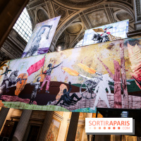 Raphaël Barontini, les photos de son installation monumentale au Panthéon