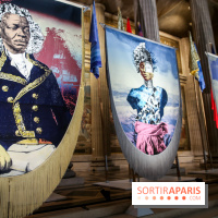 Raphaël Barontini, les photos de son installation monumentale au Panthéon