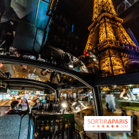 Bus Saint Germain 1920 - dîner dans un bus en traversant Paris