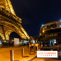 Bus Saint Germain 1920 - dîner dans un bus en traversant Paris