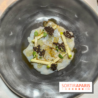 Résidence Culinaire 2023 La Big Bertha la Nouvelle Seine carpaccio de saint jacques