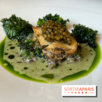 Menu chasse Le Gabriel, La Réserve - Ormeaux, lentilles, caviar