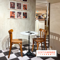 Café Jonak et collections chaussures marrons - Galeries Lafayette Haussmann - image00013