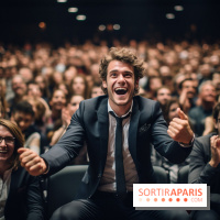 Photos d'Illustrations MidJourney : spectacles d'humour - 6