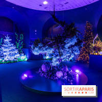 Inauguration des vitrines et décorations de Noël du BHV Marais à Paris 2023