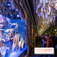 Les vitrines de Noël du Printemps 2023 - inauguration avec Catherine Deneuve