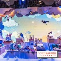 Les vitrines de Noël du Printemps 2023 - inauguration avec Catherine Deneuve