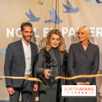 Les vitrines de Noël du Printemps 2023 - inauguration avec Catherine Deneuve