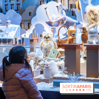 Les vitrines de Noël du Printemps 2023 - inauguration avec Catherine Deneuve