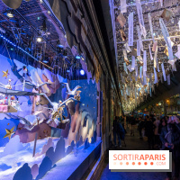 Les vitrines de Noël du Printemps 2023 - inauguration avec Catherine Deneuve