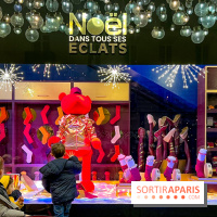 Les vitrines et décors de Noël 2023 du Bon Marché Rive Gauche