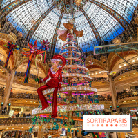 Le sapin de Noël des Galeries Lafayette Haussmann 2023 -  A7C7588