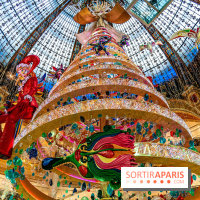 Le sapin de Noël des Galeries Lafayette Haussmann 2023
