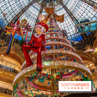 Le sapin de Noël des Galeries Lafayette Haussmann 2023