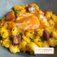 Ayahuma - Oeuf, chicharron de porc