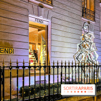 Les illuminations de Noël 2023 de l'Avenue Montaigne - cérémonie et décors féériques