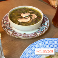 Le Rigodon - Bouillon champignons poireaux