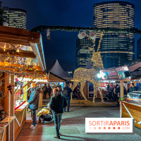 Le Marché de Noël 2023 de La Défense - Père Noël, spots photo illuminés, créateurs et stands gourmands
