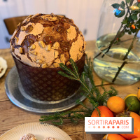 Panettone de Noël 2023 Christophe Louie x Dammann Frères