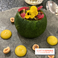 Ma Dame, le restaurant de l'hôtel Marignan Champs-Elysées - Courgette farcie champignons