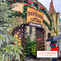 Noël au Parc Astérix 2023, sentier de lumières et patinoire - IMG 4924