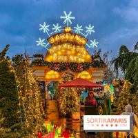 Noël au Parc Astérix 2023, sentier de lumières et patinoire