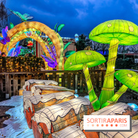 Noël au Parc Astérix 2023, sentier de lumières et patinoire - IMG 4964