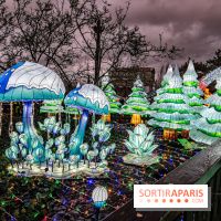 Noël au Parc Astérix 2023, sentier de lumières et patinoire