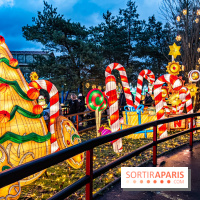 Noël au Parc Astérix 2023, sentier de lumières et patinoire