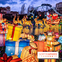 Noël au Parc Astérix 2023, sentier de lumières et patinoire - IMG 5059