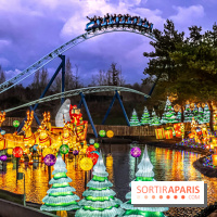 Noël au Parc Astérix 2023, sentier de lumières et patinoire - IMG 5079