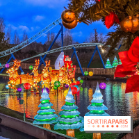 Noël au Parc Astérix 2023, sentier de lumières et patinoire - IMG 5081