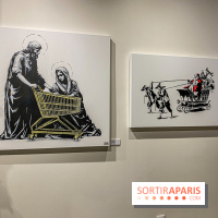 Exposition de Goin à la galerie La Lison : Santa Claus doesn't exist - IMG 3141