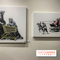 Exposition de Goin à la galerie La Lison : Santa Claus doesn't exist - IMG 3152